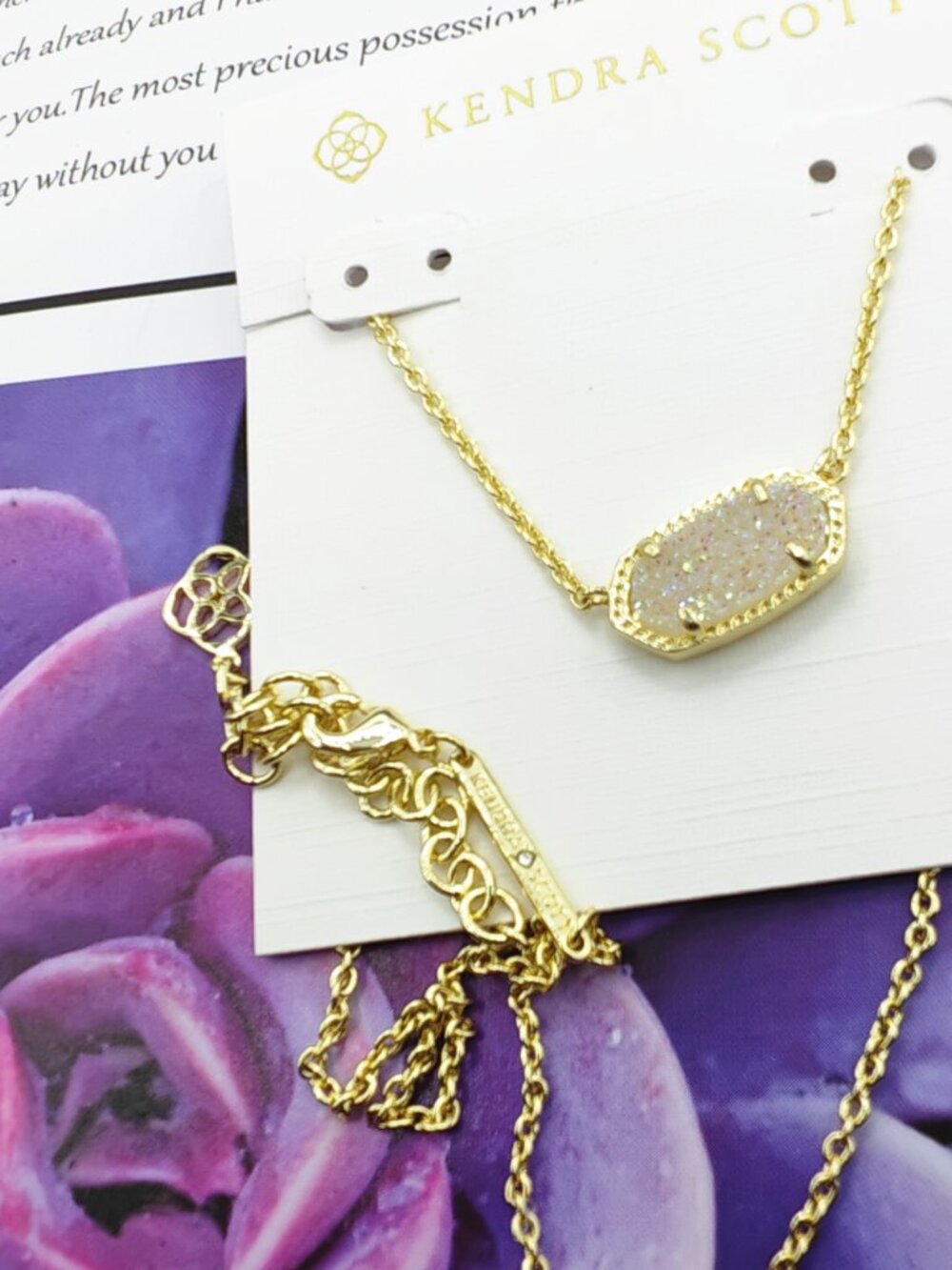 Kendra Scott Gold Necklace - Picture 2 of 3